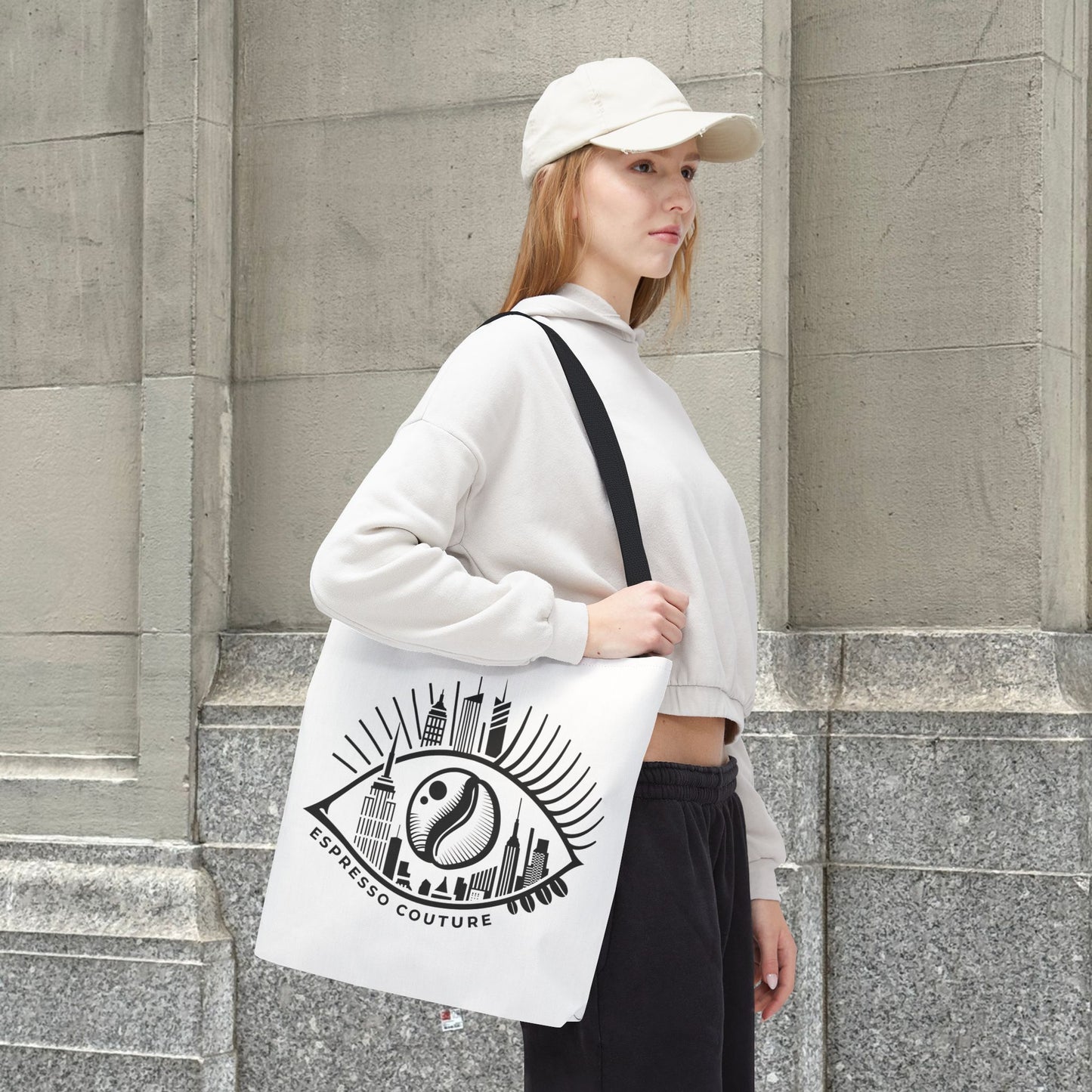 Urban Eye Tote Bag - Chic Carryall for City Lovers, Eco-Friendly Shopping Bag, Travel Tote, Unique Gift for Her